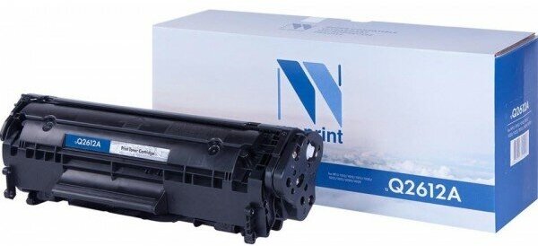 Q2612A NV Print совместимый черный тонер-картридж для Canon LBP 2900/ 3000; HP LaserJet 1010/ 1020/