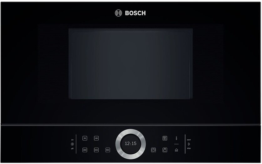 Микроволновая печь встраиваемая Bosch BFL634GB1, черный