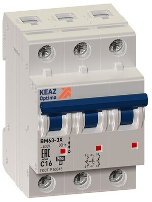 Автоматический выключатель КЭАЗ OptiDin BM63 (K) 6kA