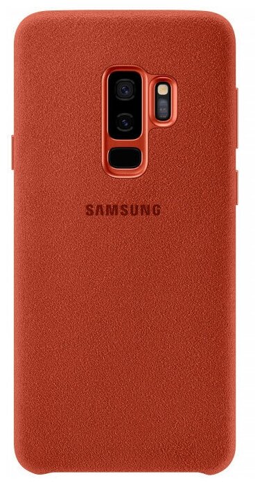 Чехол Samsung G965F Galaxy S9+ Suede (красный)