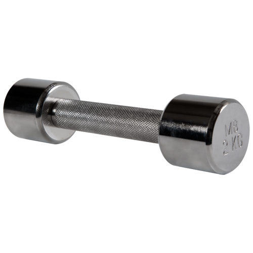 Гантель неразборная MB Barbell MB-FitM-2 серый