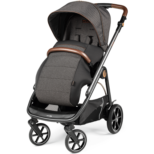 коляска 3в1 peg perego futura modular quartz Универсальная коляска Peg-Perego Veloce, коричневый, цвет шасси: серебристый