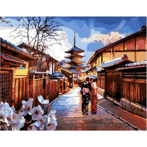 Картина по номерам Японская деревенька 40х50 см Hobby Home картина по номерам деревенька у канала 40х50 см
