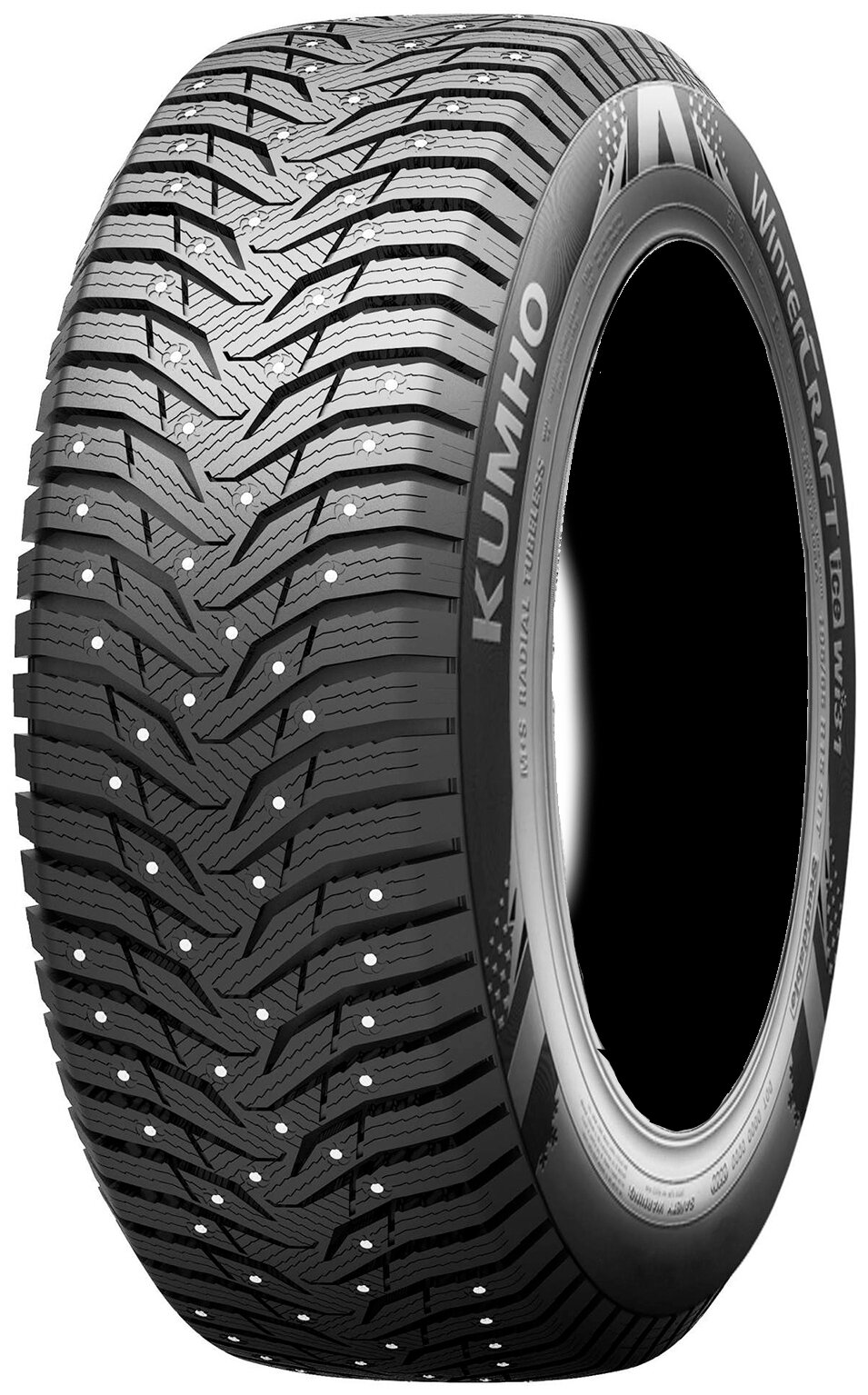 Автошина Kumho WinterCraft Ice Wi31 205/60 R16 96T XL шипованная