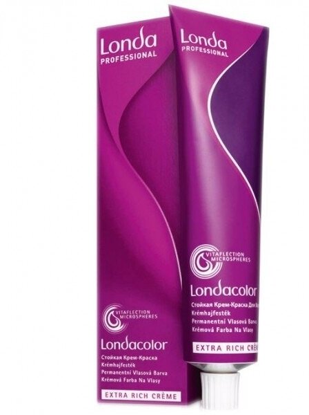 Londa Professional Стойкая крем-краска Londacolor Creme Extra Rich, 5/77 светлый шатен интенсивно-коричневый, 60 мл