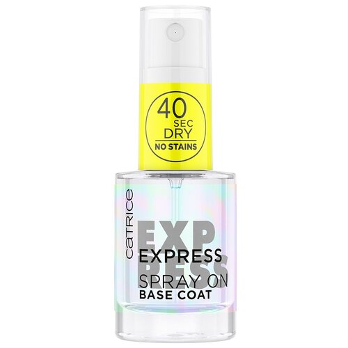 CATRICE Базовое покрытие Express Spray On Base Coat, прозрачный, 10 мл