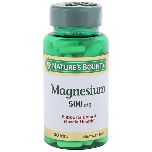 3023 Nature's Bounty Magnesium Магний 500 мг 100 табл.