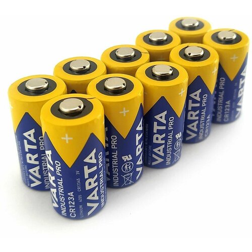 Батарейка (10шт) VARTA CR123 INDUSTRIAL PRO 3В литиевая