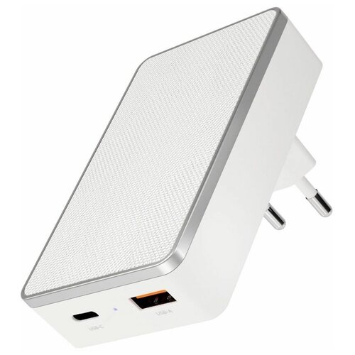 Зарядное устройство VLP 20Вт USB-C PD/USB-A QC, White (vlp-WC20-01-WH)