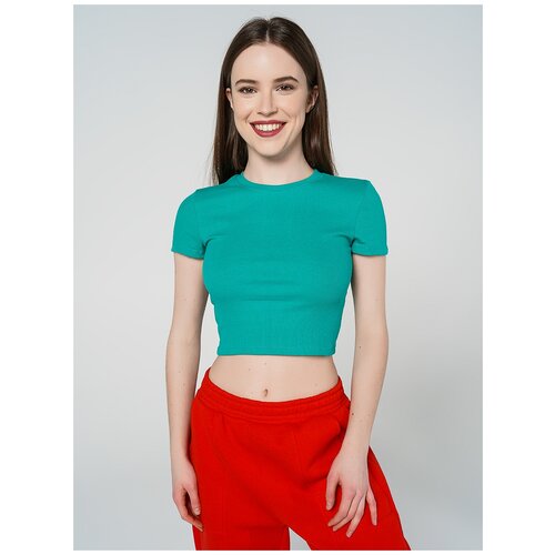 фото Футболка с кор.рукавом твое 82694 размер m, зеленый, women