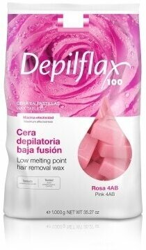Depilflax100 Воск для депиляции EXTRA, розовый , 1000гр