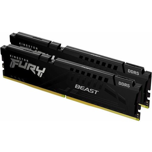 Ddr5 32gb kingston fury beast black 1838800₽