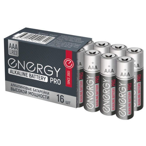 Батарейка Energy Pro LR03, в упаковке: 16 шт.