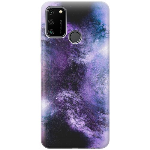 фото Re:pa накладка transparent для honor 9a с принтом "космическое свечение"