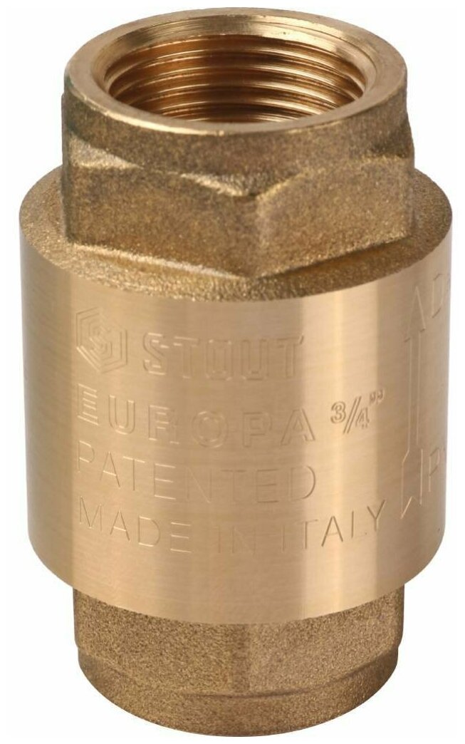 Клапан обратный STOUT 3/4 с металлическим седлом SVC-0001-000020