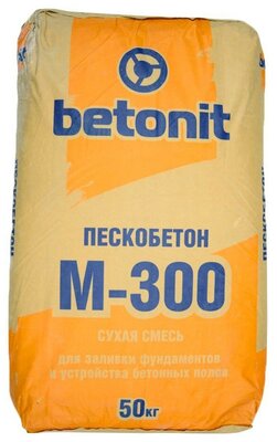 Пескобетон  Бетонит М-300, 50 кг