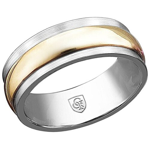 фото Эстет кольцо из комбинированного золота 01о060462ж, размер 17.5