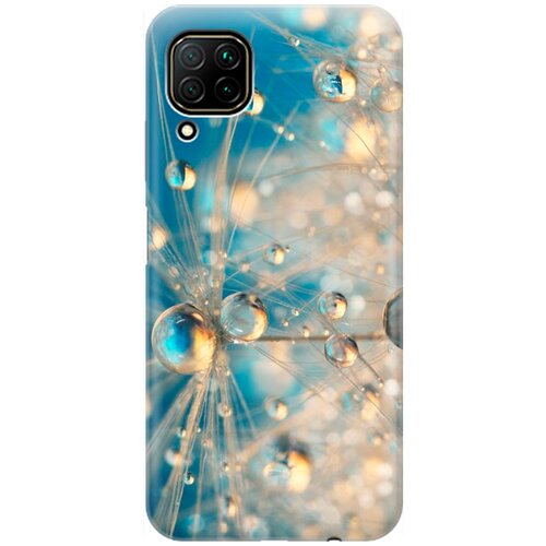 фото Re:pa накладка transparent для huawei p40 lite с принтом "одуванчик в капельках"