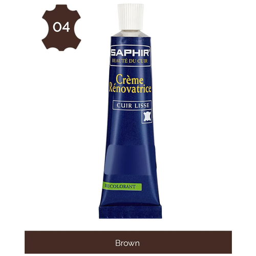 SAPHIR 04 Восстан. кожи Creme 25мл. (medium brown)