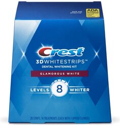 Crest отбеливающие полоски 3D White Glamorous White, 28 шт.