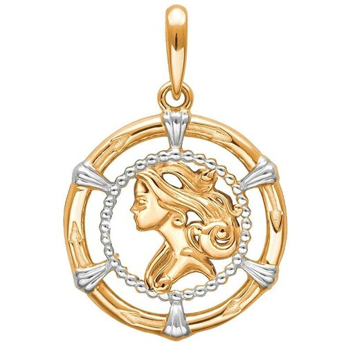 фото Эстет подвеска из серебра с позолотой 01д0510509ар