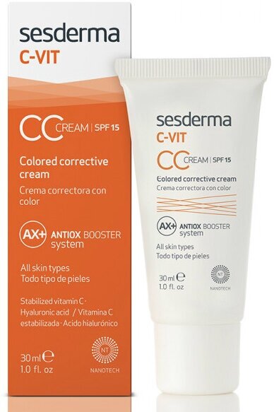 Sesderma C-VIT CC Cream Крем корректирующий тон кожи с витамином С SPF15 30 мл 1 шт