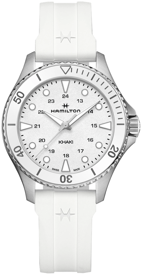 Наручные часы Hamilton Khaki Navy H82221310, серебряный, белый