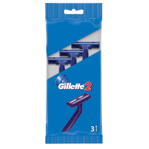 Бритвы одноразовые Gillette 2, 3 шт