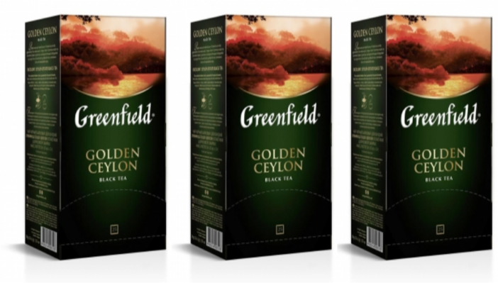 Чай черный Greenfield Golden Ceylon 25 пакетиков 3 штуки