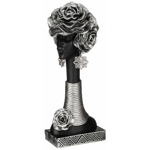 Статуэтканегритянка черная с серебристым 1651640 см 146-1432 8999₽