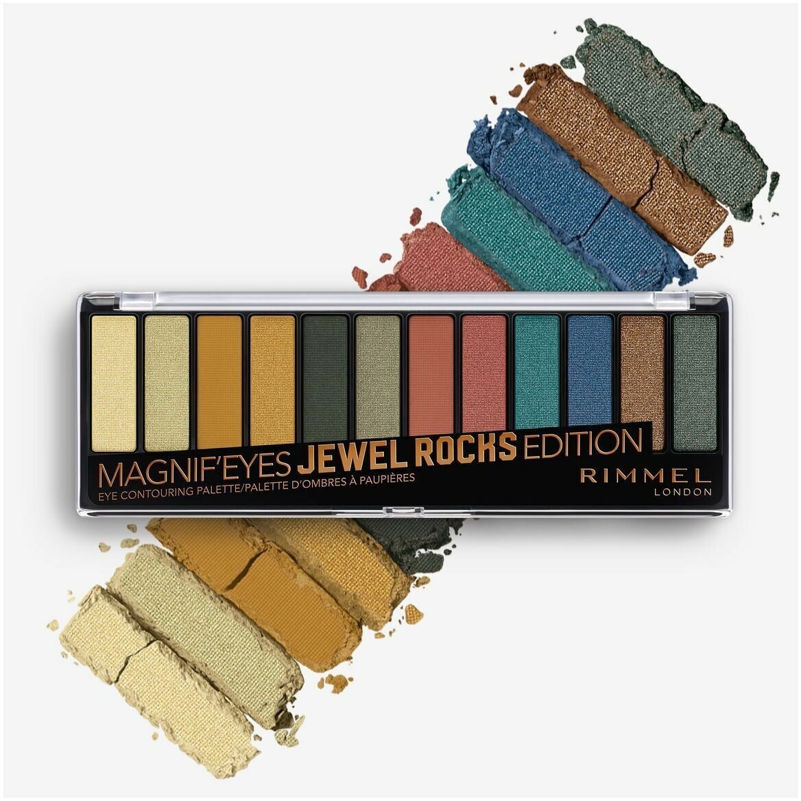 Rimmel Палетка Теней Magnif Товар Jewel rocks тон 009 Coty Manufacturing UK Ltd CN - фото №11