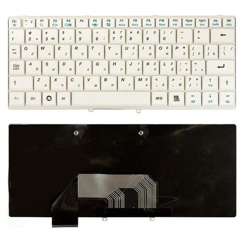 Клавиатура для ноутбука Lenovo IdeaPad S9 S10 белая 670₽