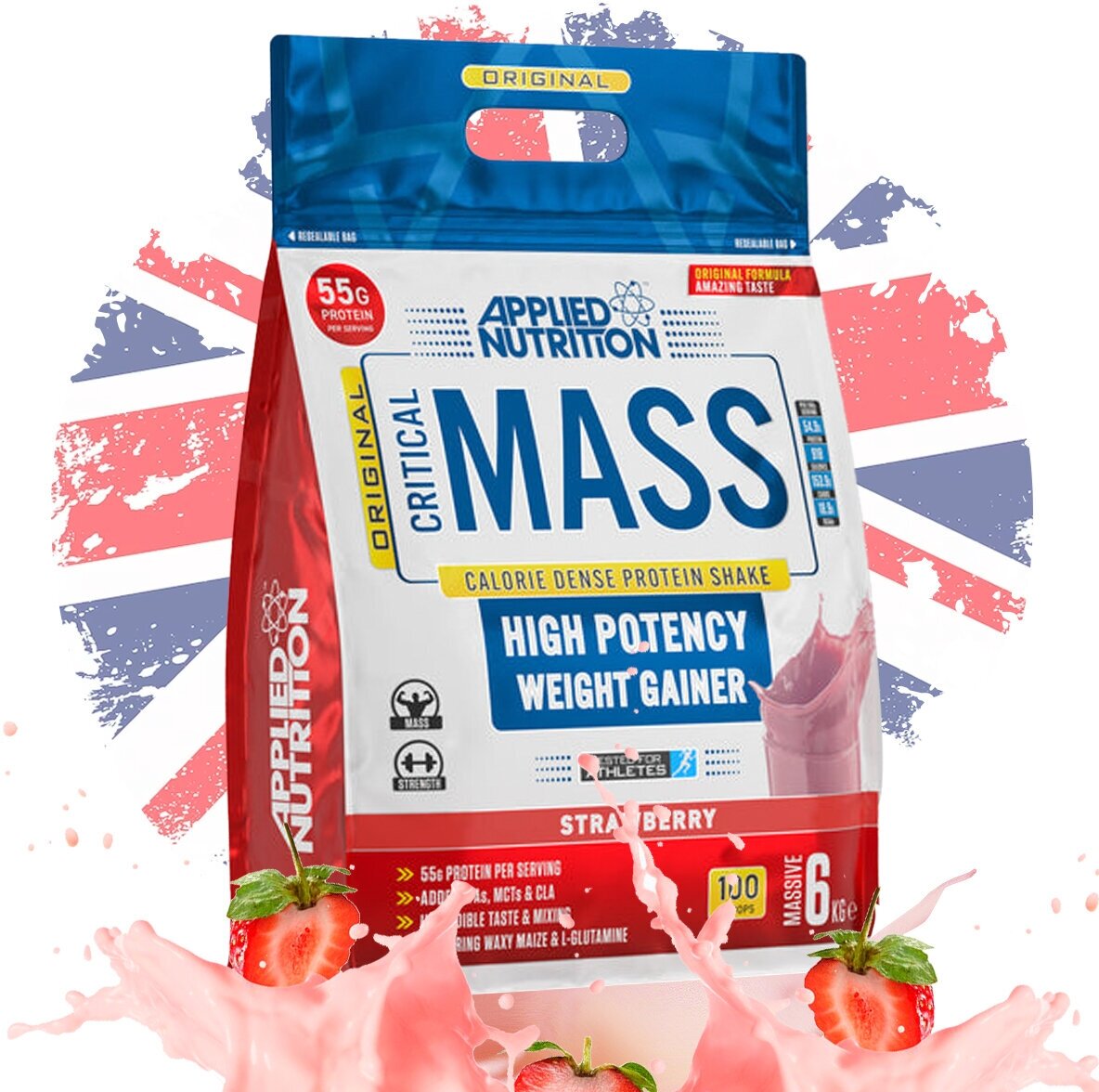 Applied Nutrition Critical Mass Original 6kg (Strawberry)