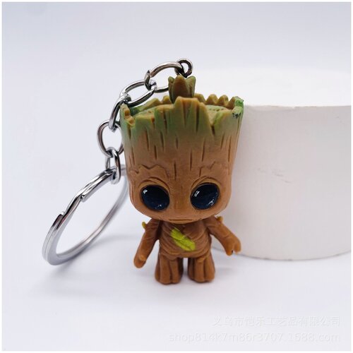 фото Брелок на ключи малыш грут / стражи галактики plush story