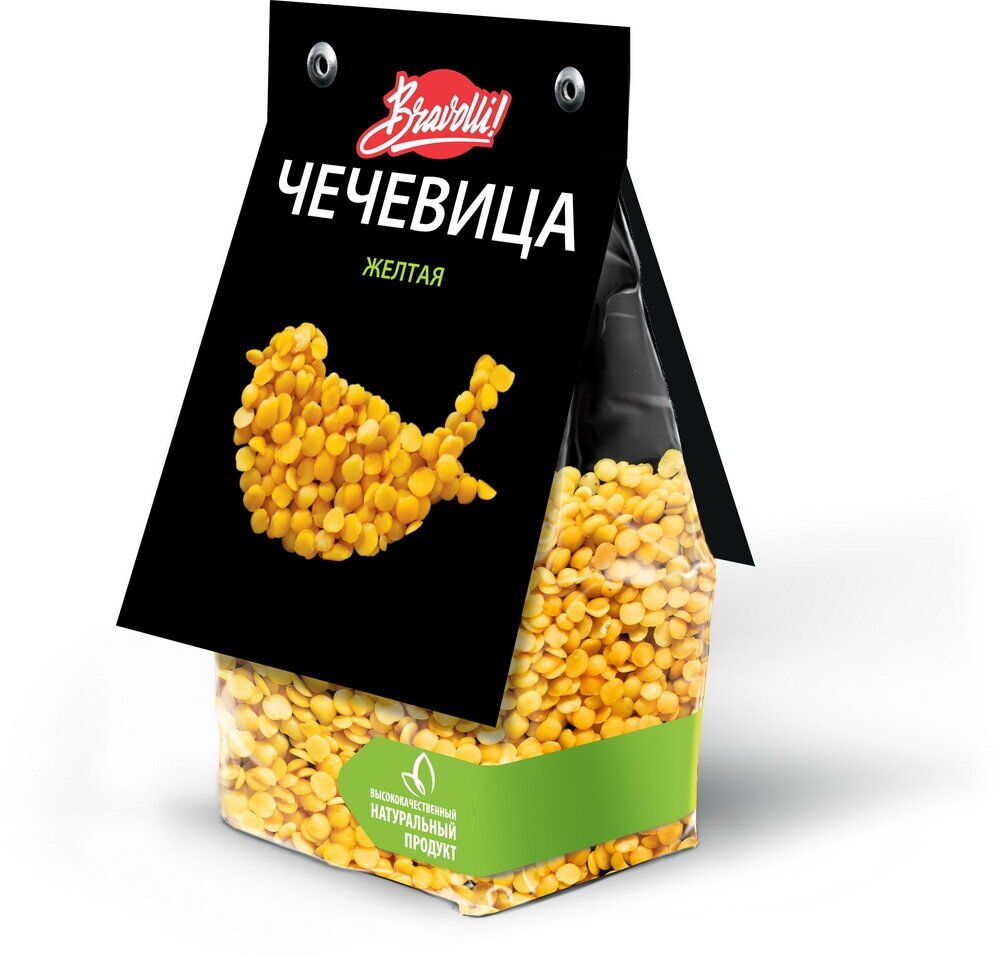 Чечевица Bravolli! желтая, 350 г - фото №15