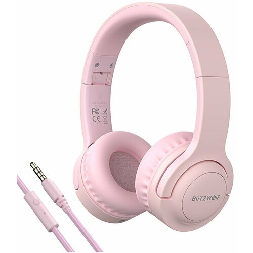 Детские наушники BlitzWolf BW-PCE Children Wired Headset Pink 146000₽