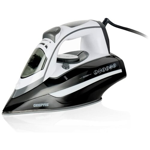 Паровой керамический утюг GEEPAS GSI24025 3000 Вт белыйчерный 184900₽