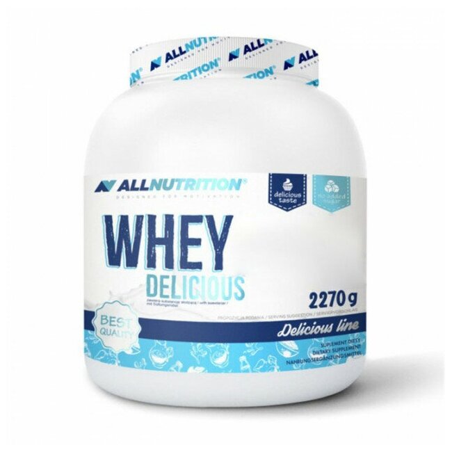 AllNutrition WHEY DELICIOUS 2270 гр., ваниль