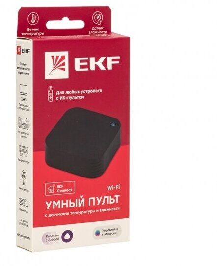 EKF PROxima Умный пульт Connect с датчиками температуры и влажностиУмный пульт Connect с датчиками температуры и влажности