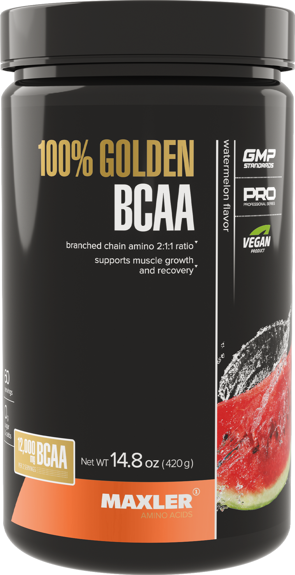 MAXLER USA 100% Golden BCAA 420  (Watermelon Flavor)