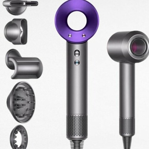 Профессиональный фен с 5 магнитными насадками для быстрой сушки стайлер для укладки Super hair dryer 280000₽