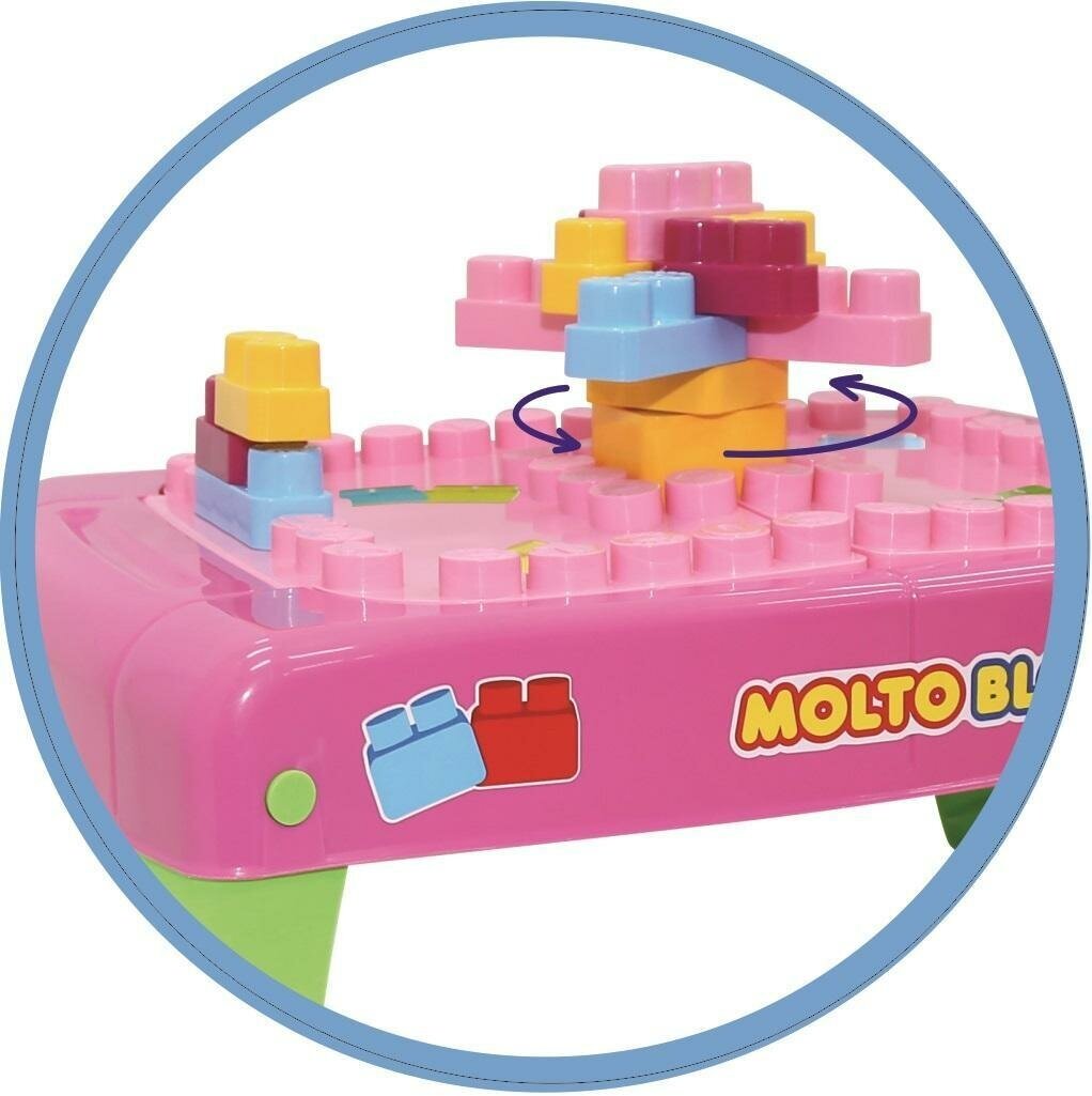 Конструктор Polesie Molto Blocks, 20 элементов, розовый (58010) - фото №9