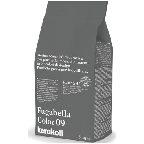 Kerakoll Fugabella Color 09 затирка для швов полимерцементная (50 оттенков) 3 кг.