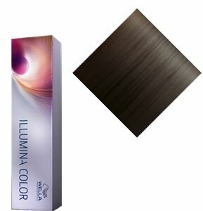 Wella Professionals Illumina Color стойкая крем-краска для волос, 5/81 светло-коричневый жемчужно-пепельный, 60 мл
