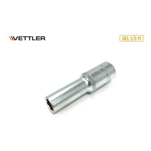 vettler головка 6 гранная глубокая 1 2dr 8 мм vettler VETTLER Головка 6-гранная глубокая 1/2DR 11 мм (VETTLER)