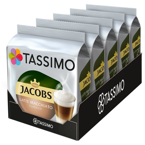 Кофе в капсулах Tassimo Latte Macchiato 8 порций ,1 уп.