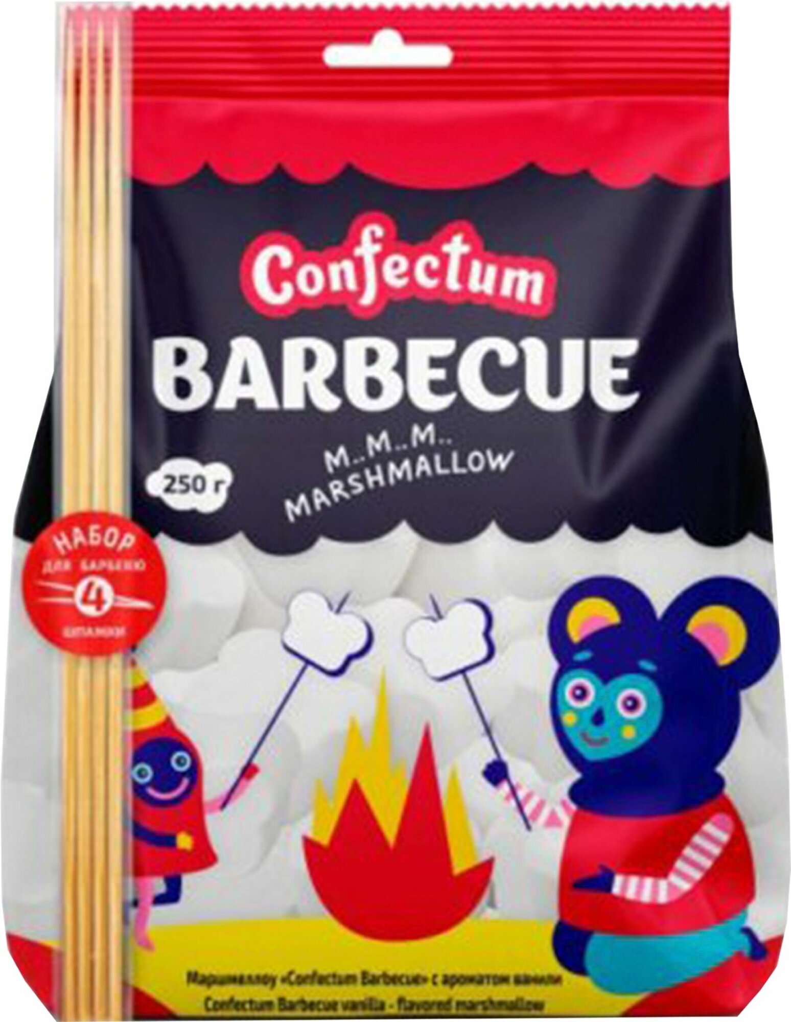 Маршмеллоу Confectum Barbecue с ароматом ванили 250г Конфектум - фото №6