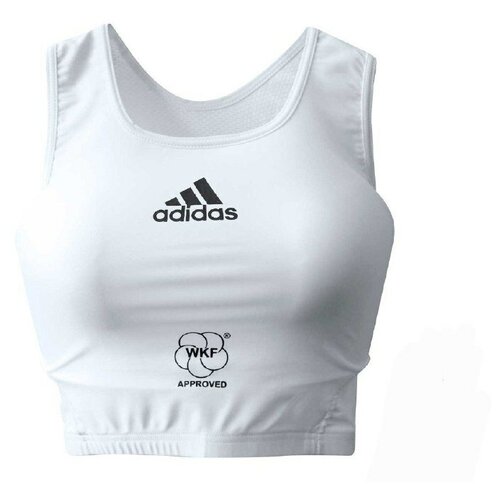 фото Защита груди женская wkf lady protector белая (размер xs) adidas