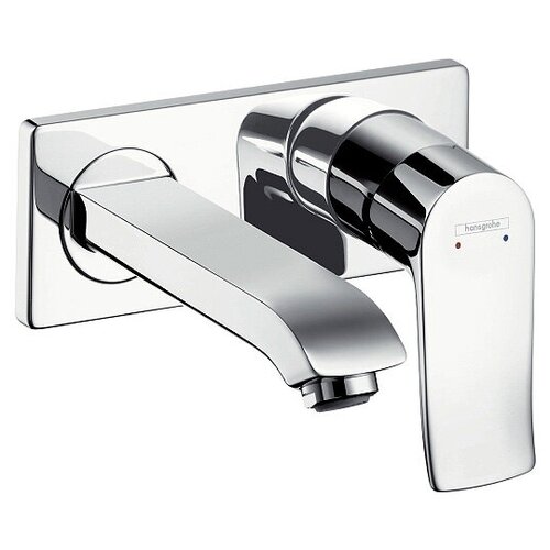 Смеситель Hansgrohe Metris 31085000 для раковины смеситель hansgrohe metris 31442000 хром хром