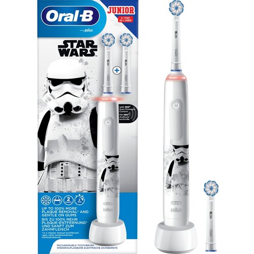 Детская электрическая зубная щетка Oral-B Pro 3 Star Wars D5055232K 1035700₽